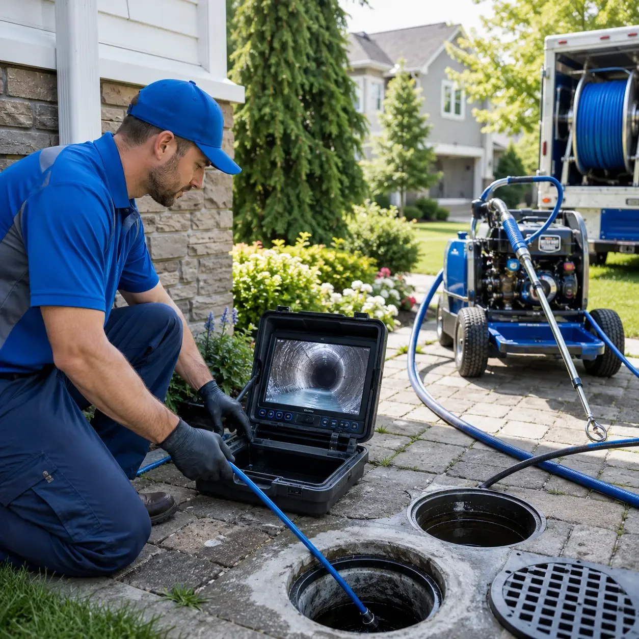 Outdoor drain cleaning professionals serving Galesburg, IL